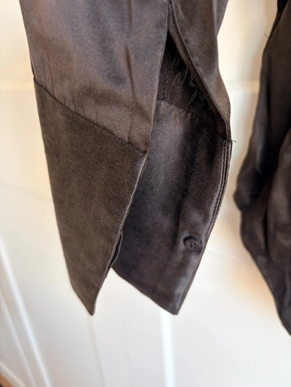 Zara Ludovic De Saint Sernin Black Silk Blend Shirt | M - Picture 6 of 7